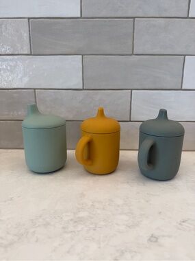 Silicone Baby Sippy Cup with Handle